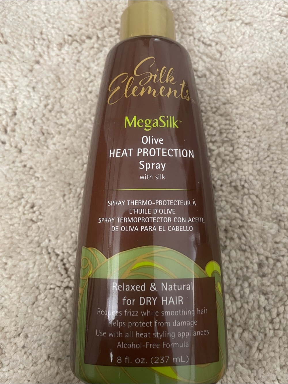 Element MegaSilk Olive Heat Protection Spray - Brown